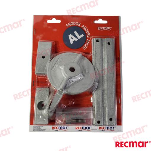 Aluminium Anode Kit for Mercury F40-F60Hp