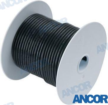 Tinned copper wire 14 AWG (2mm²) black 1m Anchor Marine