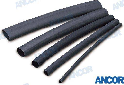 1/2" x 48" black heat shrink