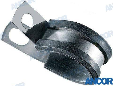 cushion clamps inox 3/4 (10pcs)