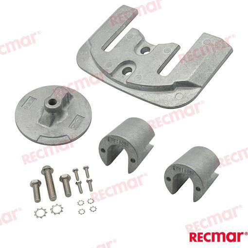 Anode kit BRAVO 2-3 Aluminium OEM: Mercruiser: 888761K01, 888761Q01, 888761Q03
