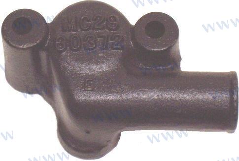Thermostat cover Mercruiser 861493A3 2.5L 3.0L OEM: Mercruiser: 60372A1, 60372A2, 861493A07, 861493A3