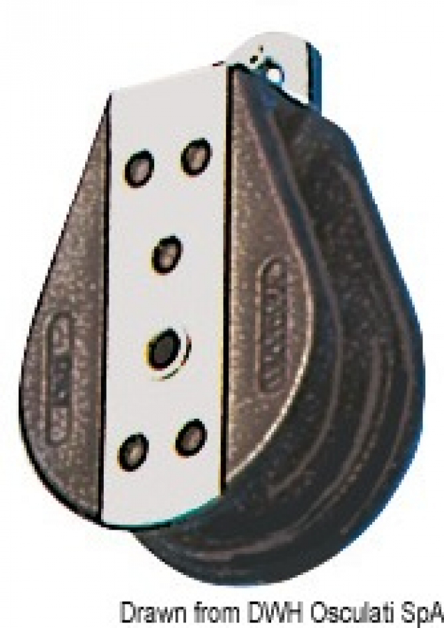 Block fixed d10mm L230kg B950kg VIADANA
