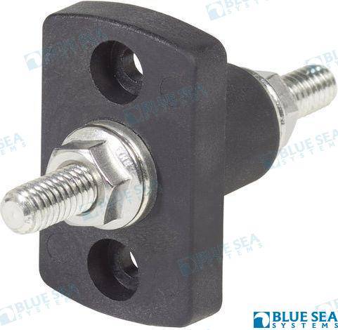 terminal sm. feed through 5/16 stud black