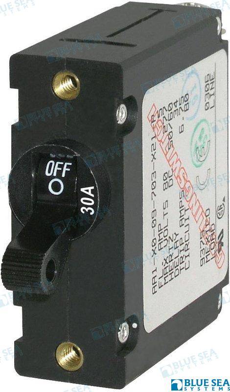 magnetic circuit breaker 30 a. black