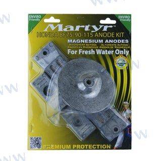 Magnesium anode kit for Honda BF75-90-115