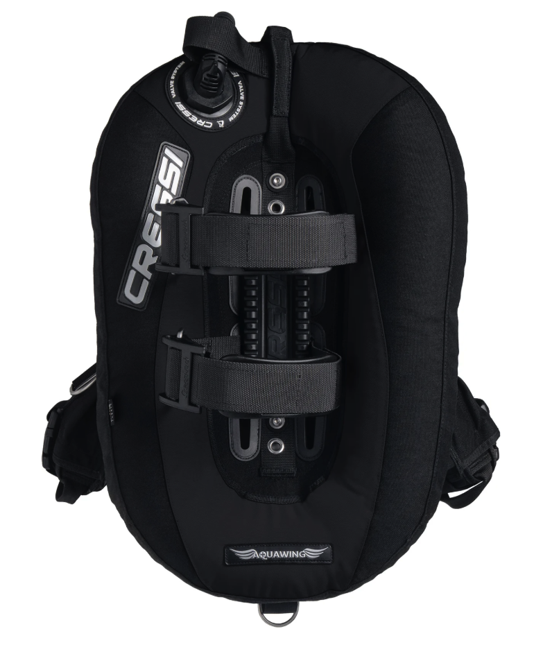 Cressi Aquawing plus BCD xs-xl 120N - black with weight pockets