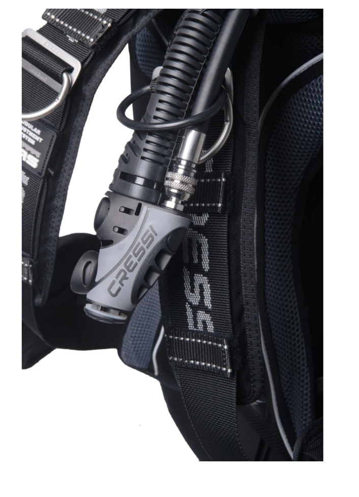 Cressi Aquawing plus BCD xs-xl 120N - black with weight pockets