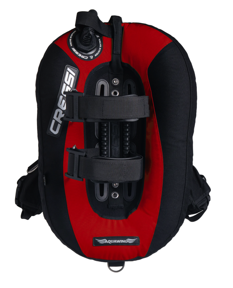 Cressi aquawing plus bcd xs/xl - 120N RED with weight pocket