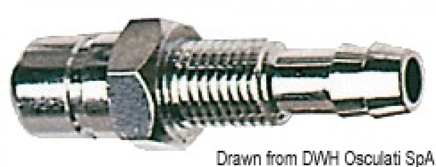 TOHATSU/NISSAN male connector  2T  engine side Ø12,7-mm L14,5mm