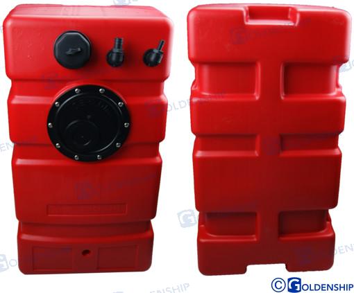 Fuel tank 42L CEREDI - 22x35x65cm - Outlet D.8mm