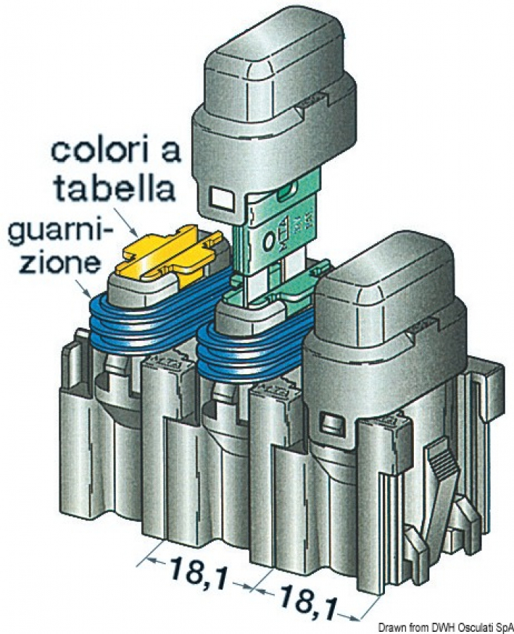 Fuse Holder with Cover, 10A