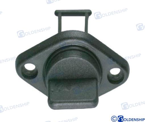 Drain plug Ø27mm - black