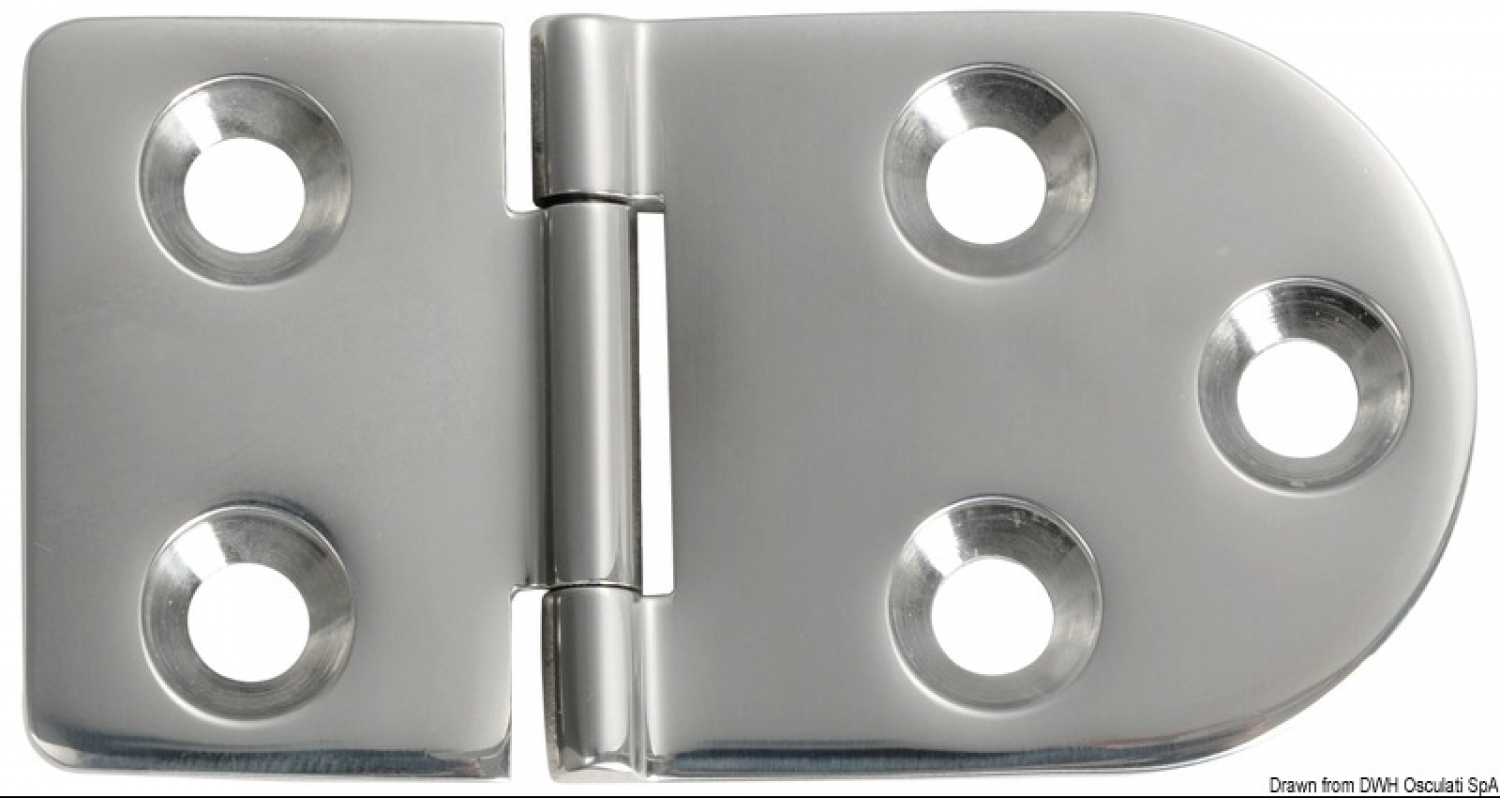 Hinge AISI316 76x40mm 135° opening