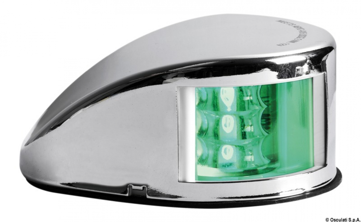 Mouse Deck navigation light green SS body  LED  up to 20m 12V 0,4W