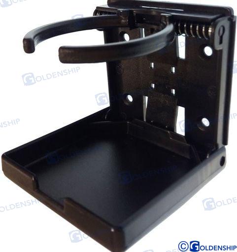 Cup holder - plastic - black