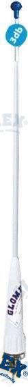 antena vhf - 900 mm - fibra - 18 m + ra