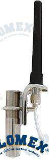 vhf antenna - rib sb pb - 140 mm - rubber -