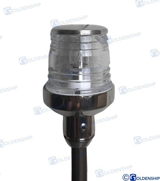 folding light pole 60 cm inox