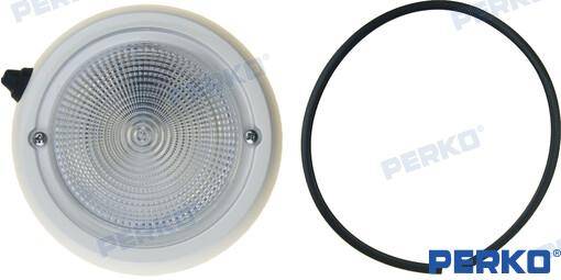 exterior dome light 40" white