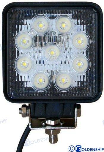 27w LED light bars spot beam 316ss bracket