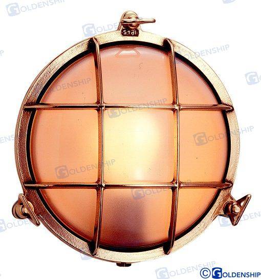 polished brass light 220v - 190 mm