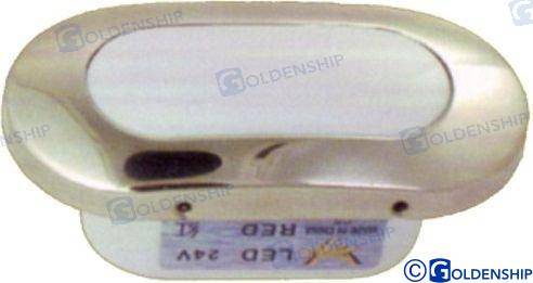 LED oval est. light silver