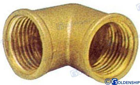 brass elbow h/h 2"