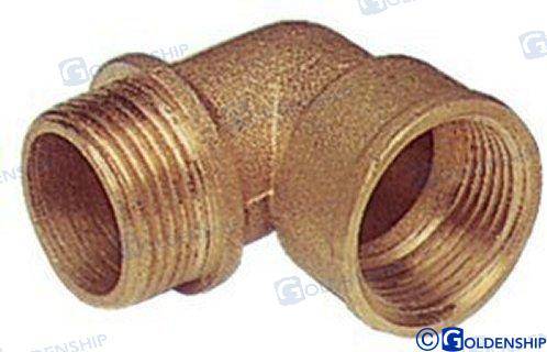 Brass elbow 90d 2"