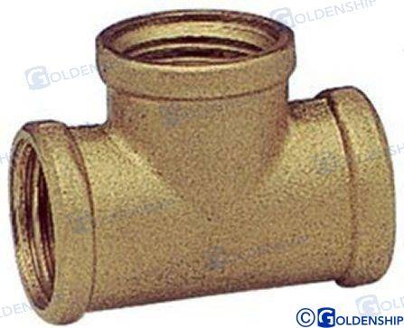 t brass joints h/h/h 1"