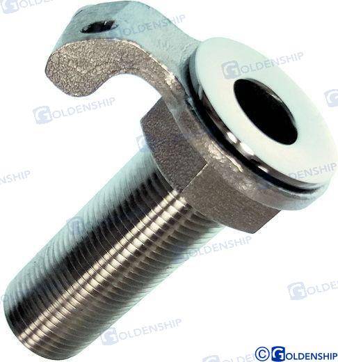 thru hull scupper 1 inox