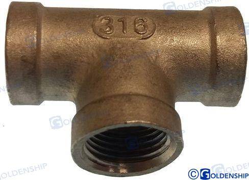 tee banded aisi 316 1-1/4