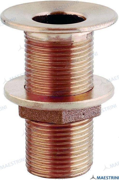 bronze through hull outlet well pattern