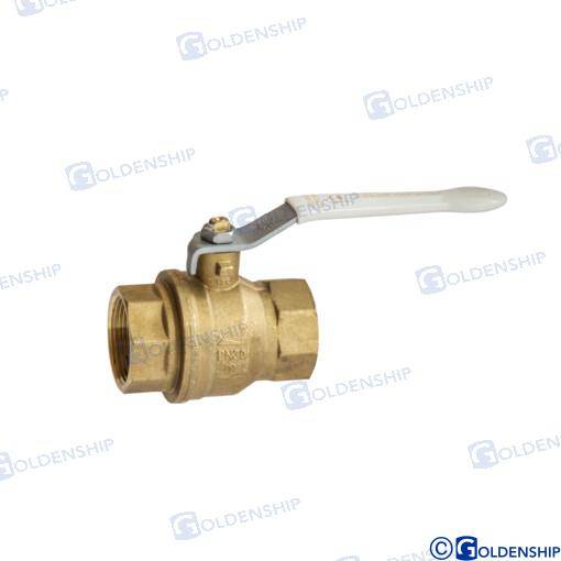 valve full bore 1''1/2 f.f. brass cr