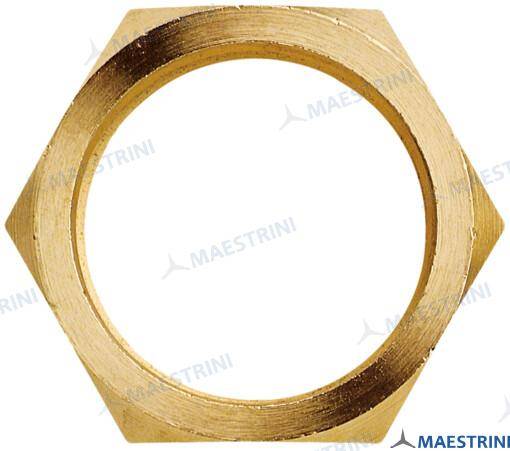 nut 3/4 in cr brass