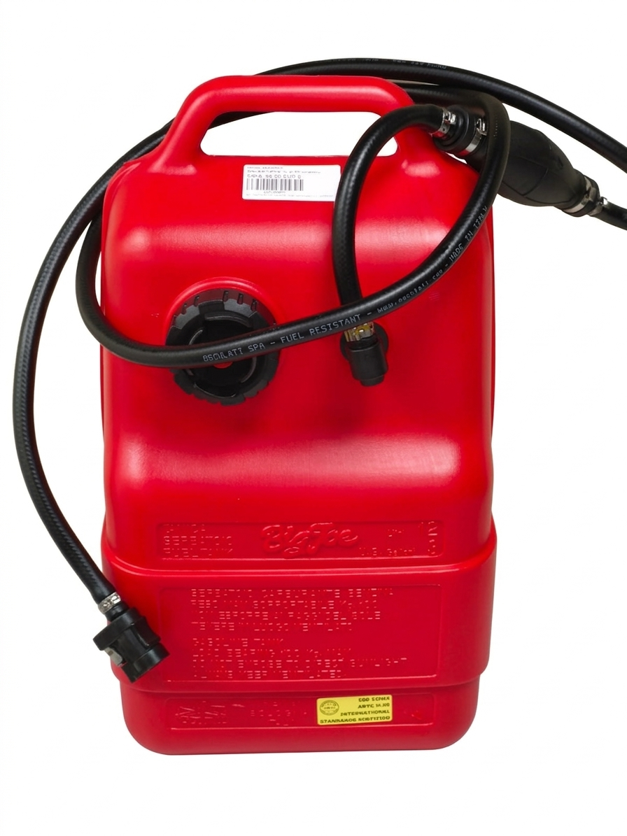 Portable fuel tank red 12L with MY connector