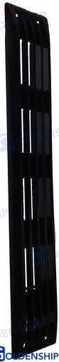 louvered vent black