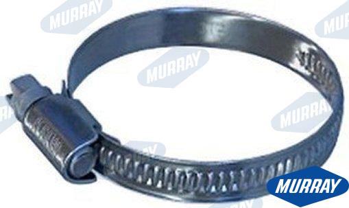 Stainless Steel Hose Clamp 12mm Ø32-50mm AISI316 W5