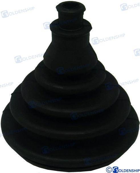 motorwell boot black D.105 mm.