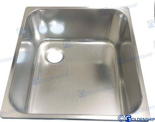 polished sink - ext. 325x350 mm