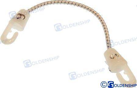 nylon sail fastener 2g 8mm*50cm (2pcs)