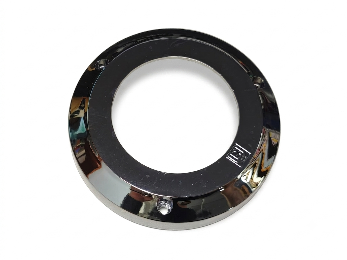 Chrome interior light base