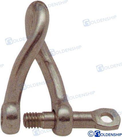 long twist shackle aisi-316 8mm (10pcs)