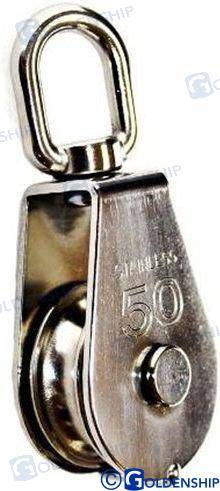 swivel eye pulley, 1 sheave - 6mm (10pcs)
