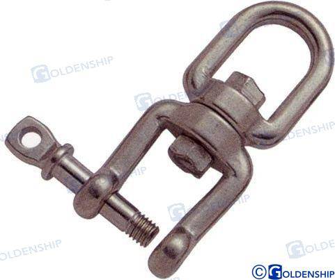 swivel, eye & jaw aisi-316 6mm