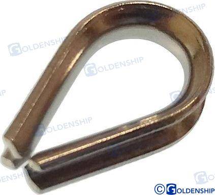 wire rope thimble aisi-304 4mm (4pcs)