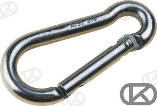 carabine-hook ss. 8mm. -special opening