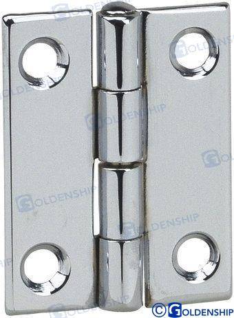 ss. door hinge 0.6 mm. 35*40 mm (2pcs)