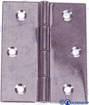Hinge 70x55x0.8mm 2-pack S.S.
