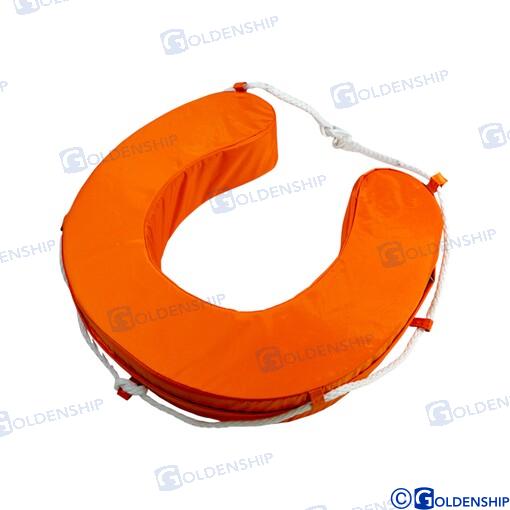 Horseshoe lifebouy - non-certified - orange - 600g